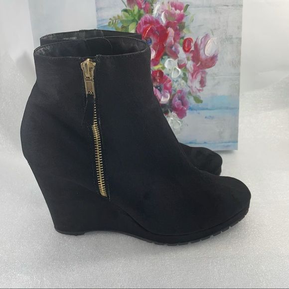 SUNG Alfred Sung Women’s Black Ankle Boots Size US10 - Picture 5 of 8